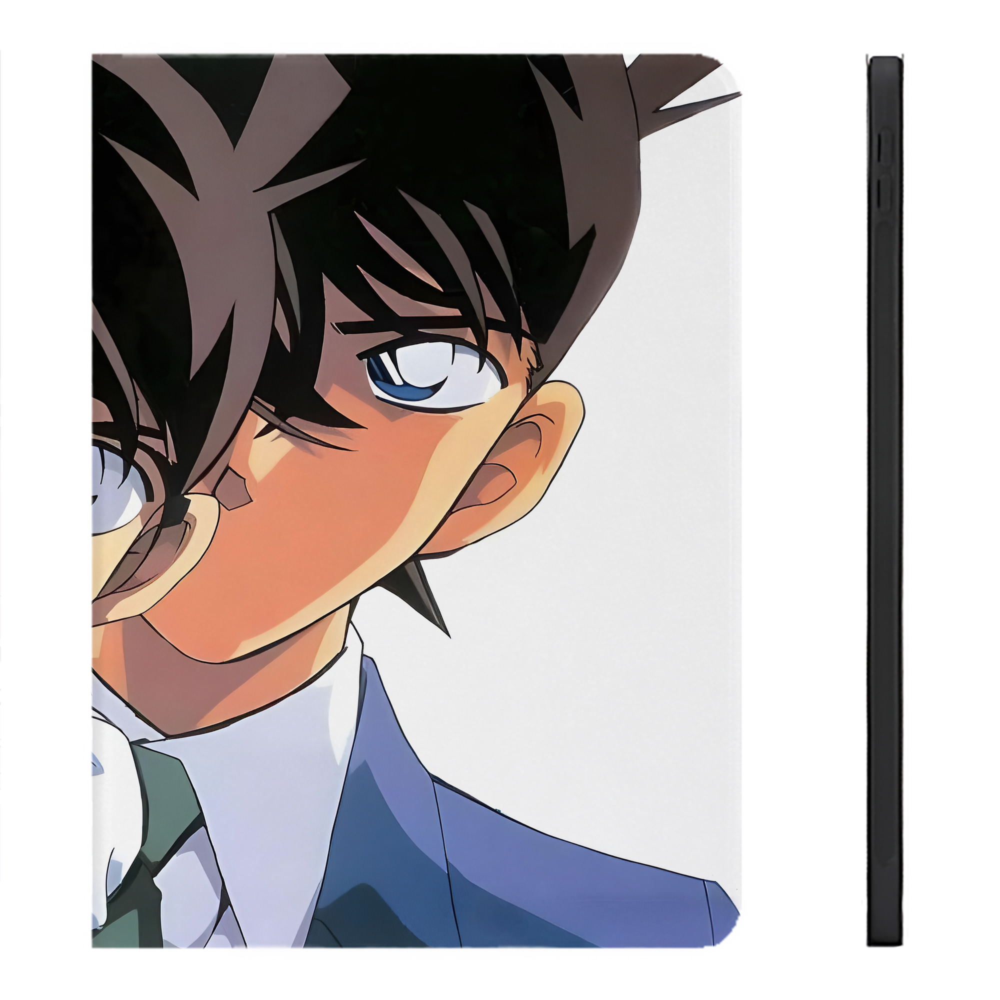 （画像用） 名探偵コナン Detective Conan IPadケース ペンホルダー付き ブックスタイルデザイン